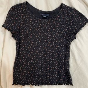 American Eagle Cropped Floral Top